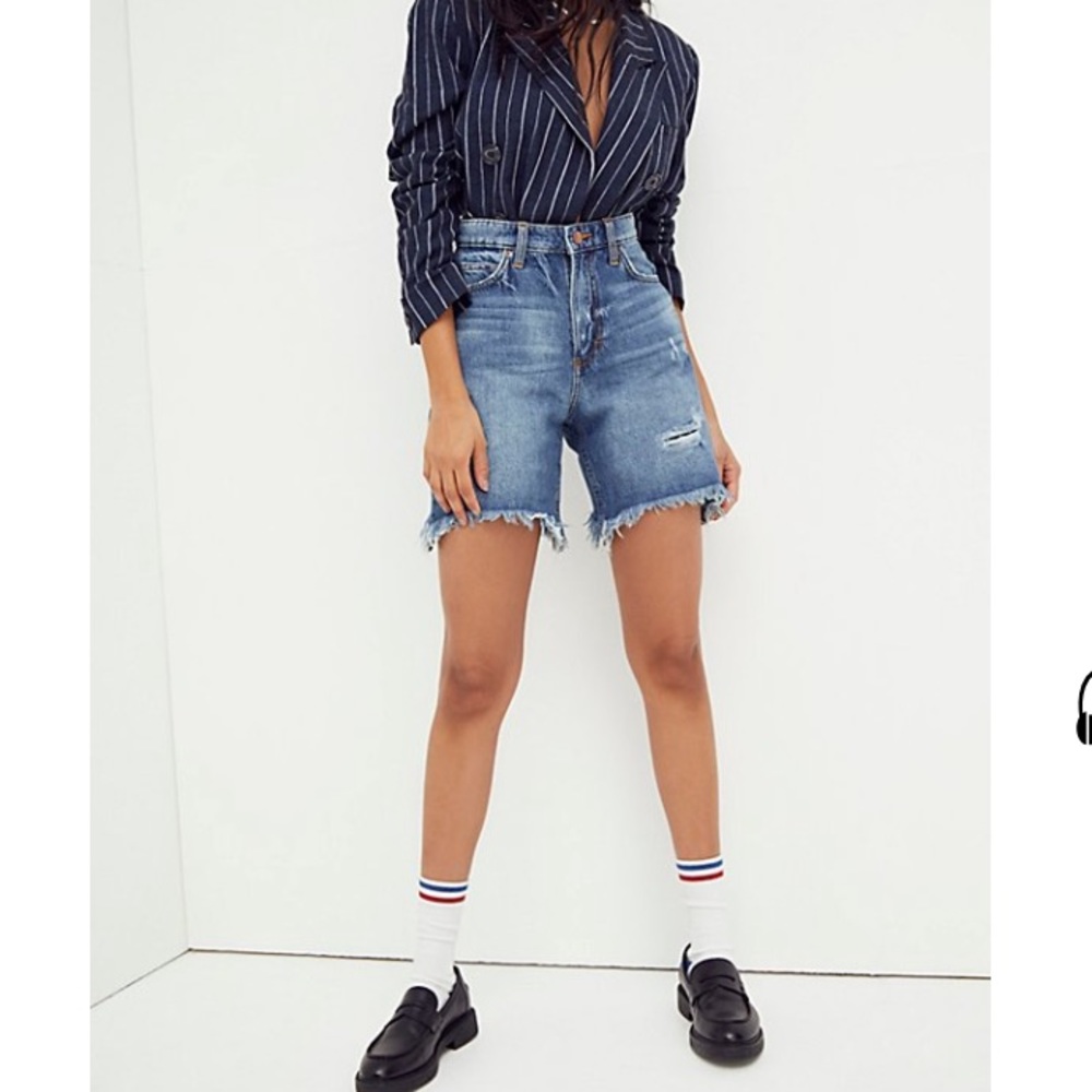 LEE VINTAGE MODERN HIGH RISE 90'S DAD SHORTS Jct FADE